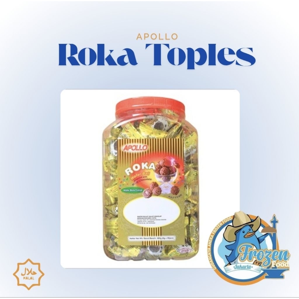 

Apollo Roka Coklat Waffer Ball Coklat Kemasan Toples 420gr | WAJIB EXTRA BUBBLEWRAP