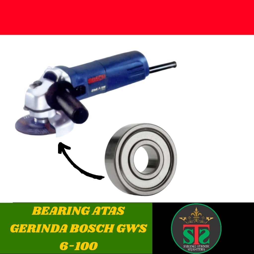 Bearing Angker Gerinda Bearing Angker Atas Mesin Gerinda Bosch Gws 6 100