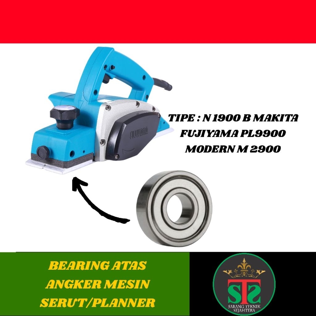 Bearing Angker Mesin Serut Kayu Atas Mesin Serut