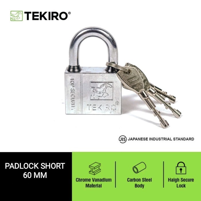 GEMBOK TEKIRO 60MM LEHER PENDEK - GEMBOK TEKIRO 60MM djm