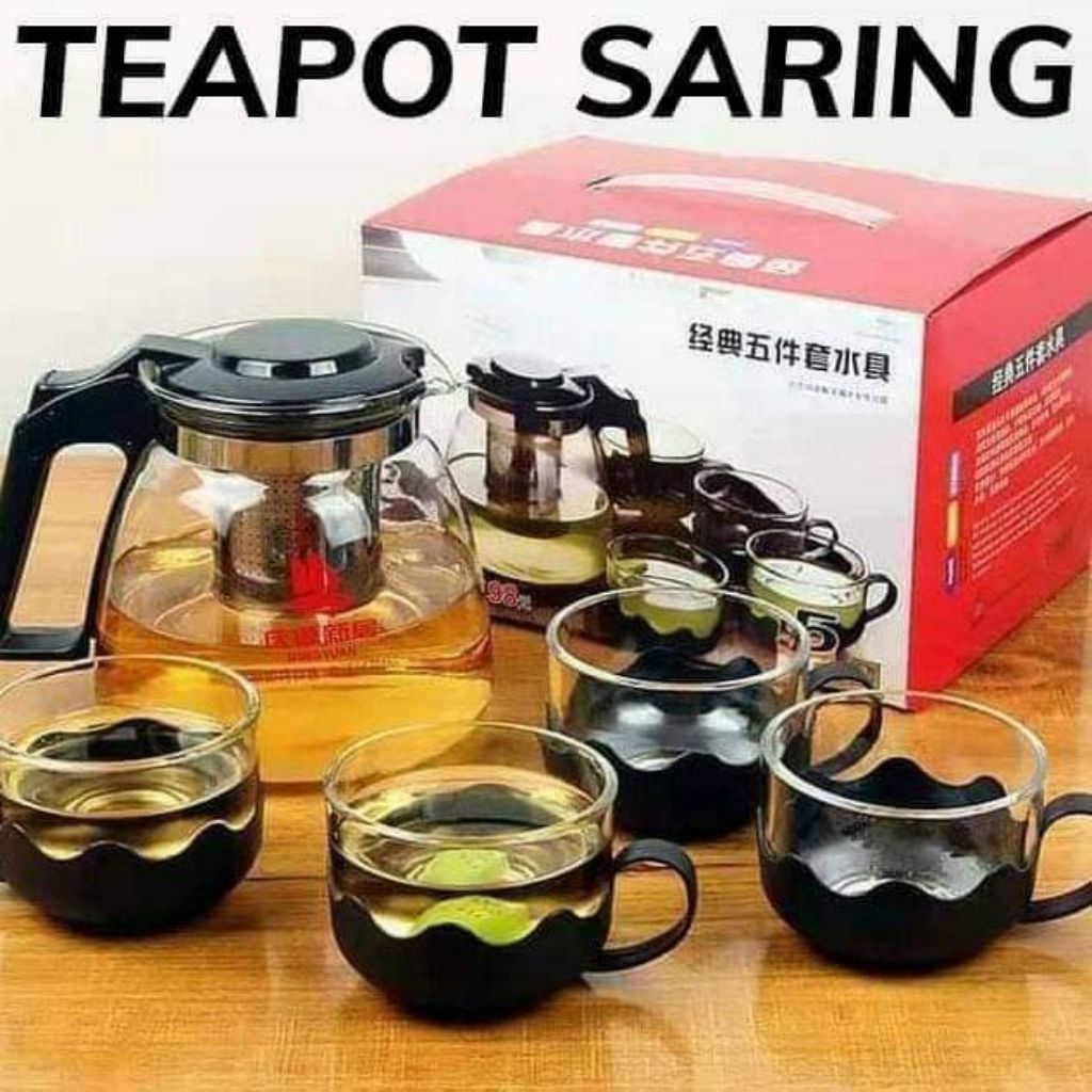 teapot saring hitam