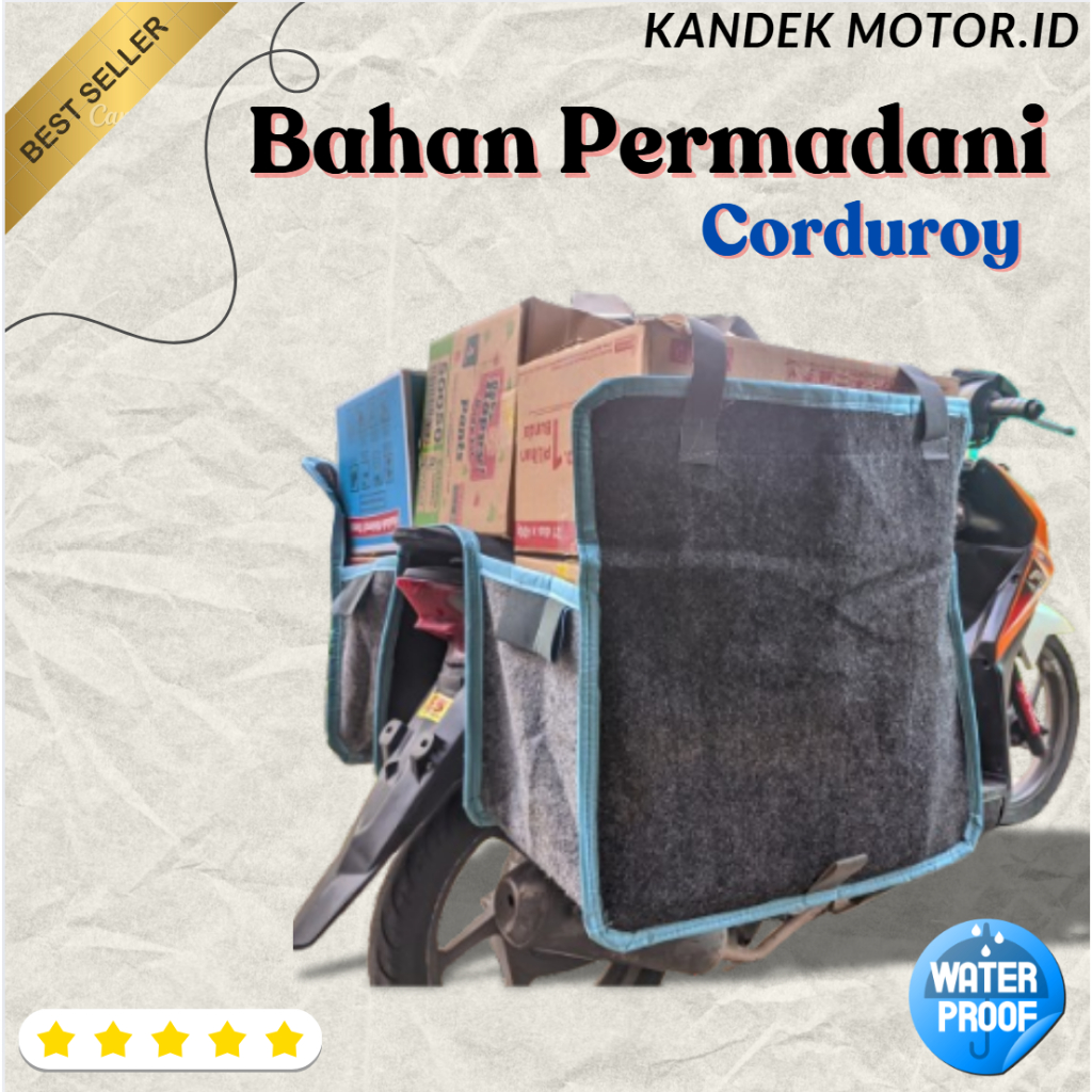 Tas Obrok Motor Jumbo Bahan PERMADANI / Kodoray Tebal Super Kuat Tas Motor Tas Kandek Tas Keranjang 