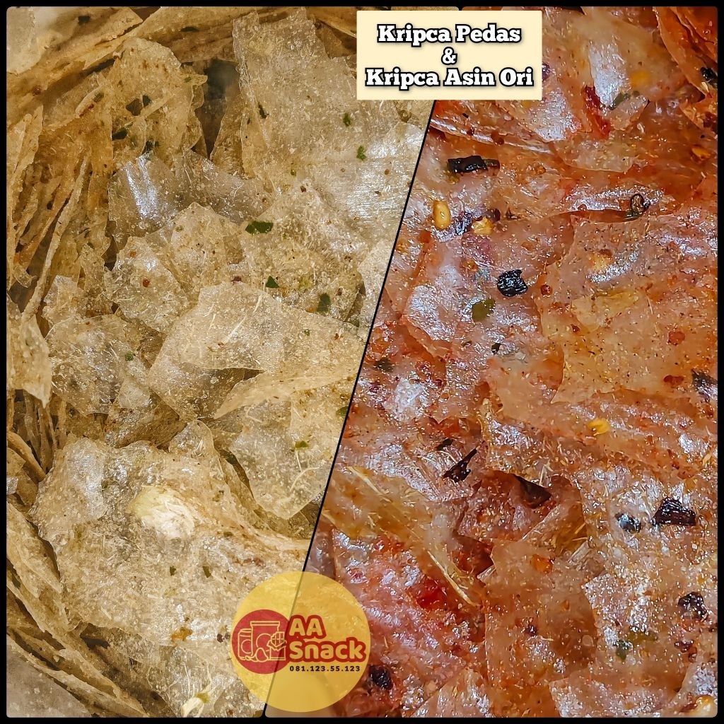 

Keripik Kaca Pedas & Asin Ori