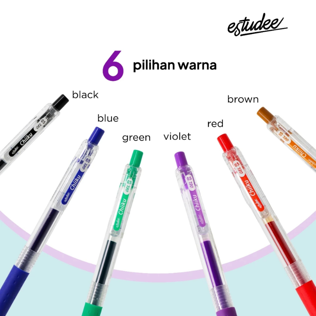

Gramedia Pettarani - GELPEN ESTUDEE CHIIKU 0.5MM BLUE