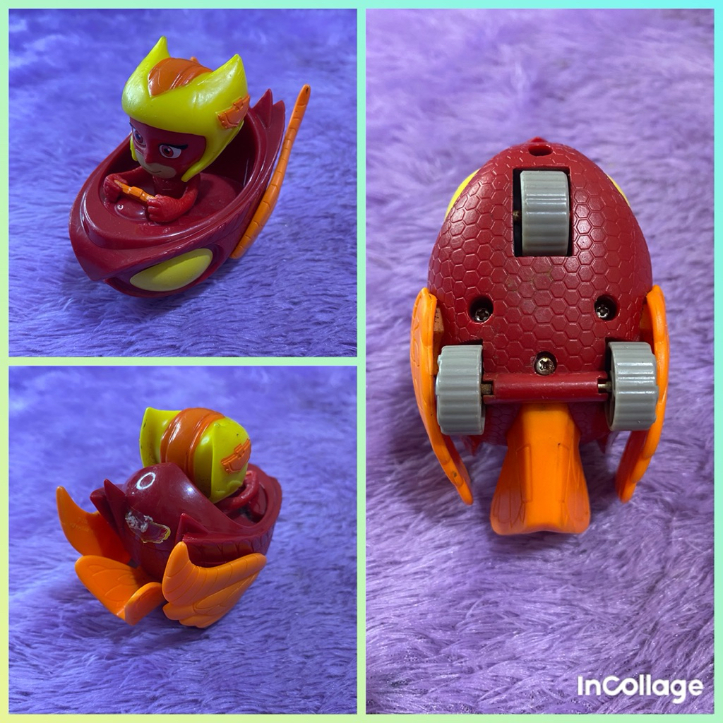 PJ Masks 4" Mini Vehicle Owlette Car | Mobil PJ Mask Original Frog Box Murah | Rendi Toys