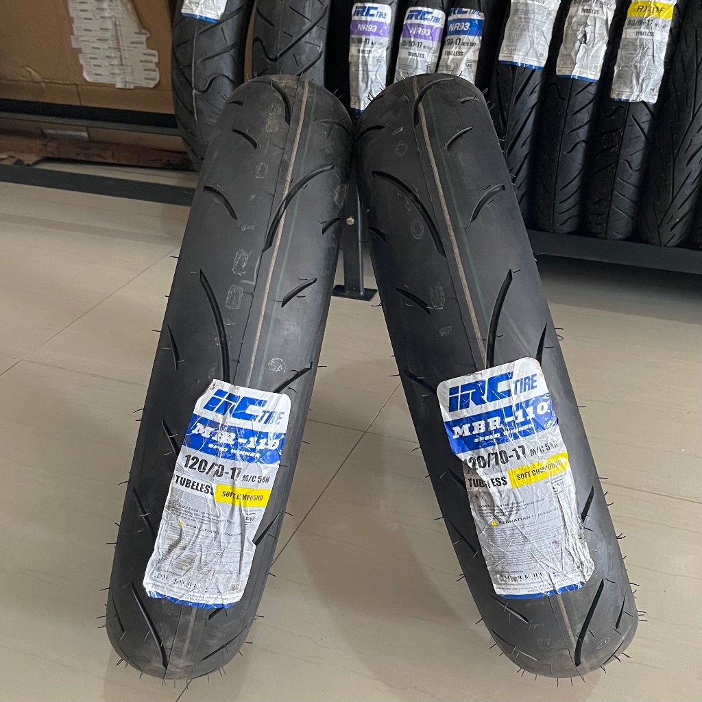 BAN IRC 120/70 - 17 MBR-110 TUBELESS SOFT COMPOUND BAN MOTOR SPORT RING 17