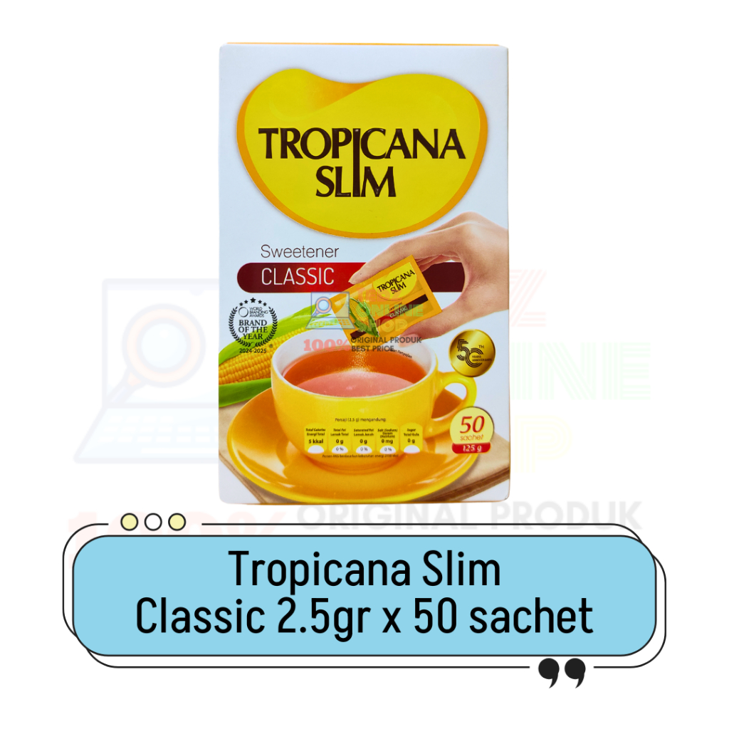 

Tropicana Slim Classic Sweetener 50 Sachet