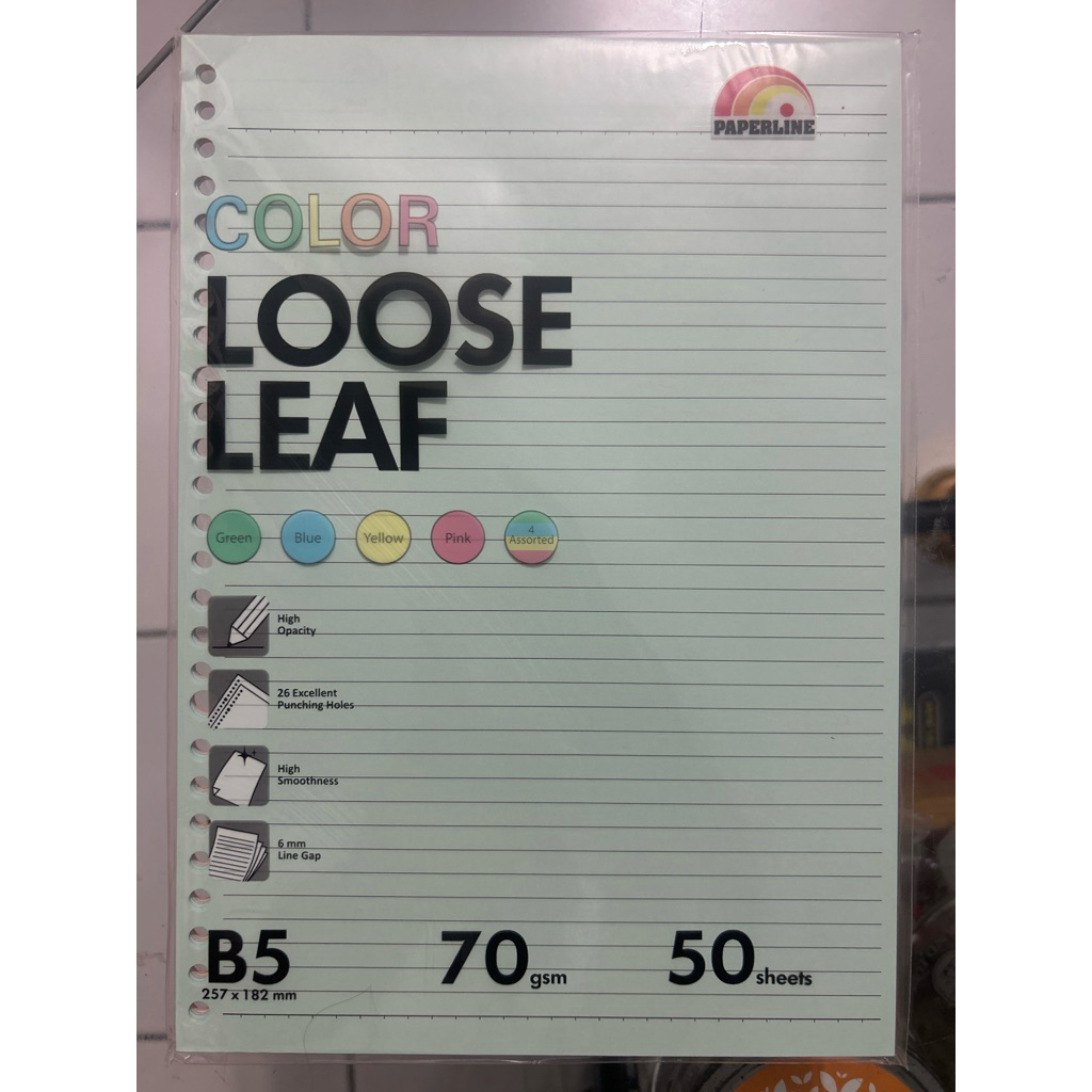 

Paperline Loose Leaf B5 Isi Kertas 50 Lembar 70 GSM
