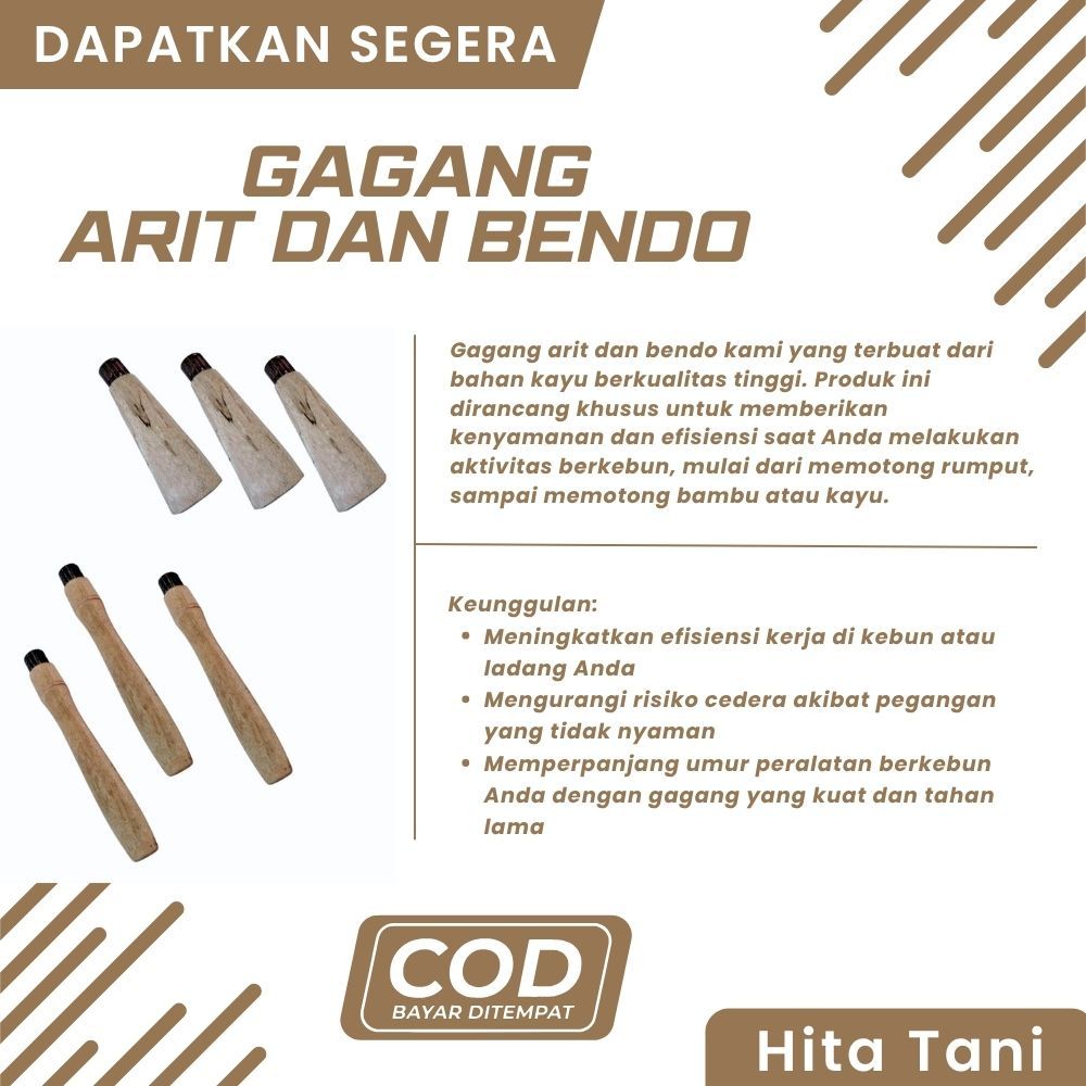Garan/gagang arit & bendo