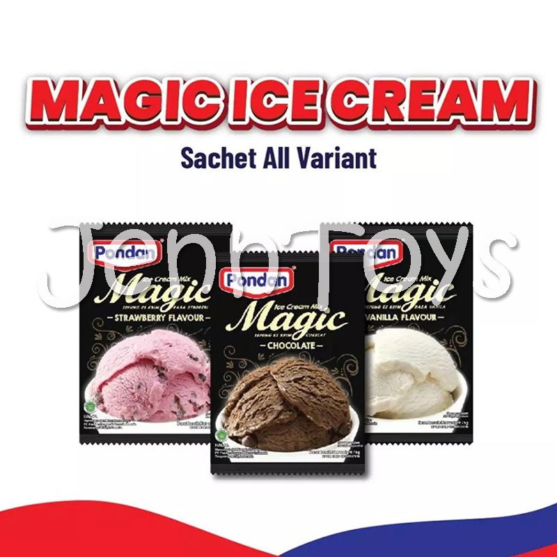 

JennToys - Pondan Magic Ice Cream Sachet PREMIX 75g