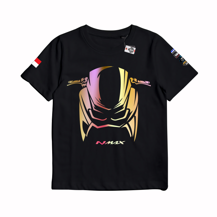 KARIMAKE Kaos Baju T Shirt Distro Anak Unisex Gambar Motor YAMAHA NMAX 2020 HOLOGRAM PRINT