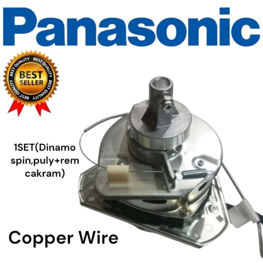 Dinamo spin pengering mesin cuci Panasonic NA-W75BC1 Mesin Cuci 2 Tabung