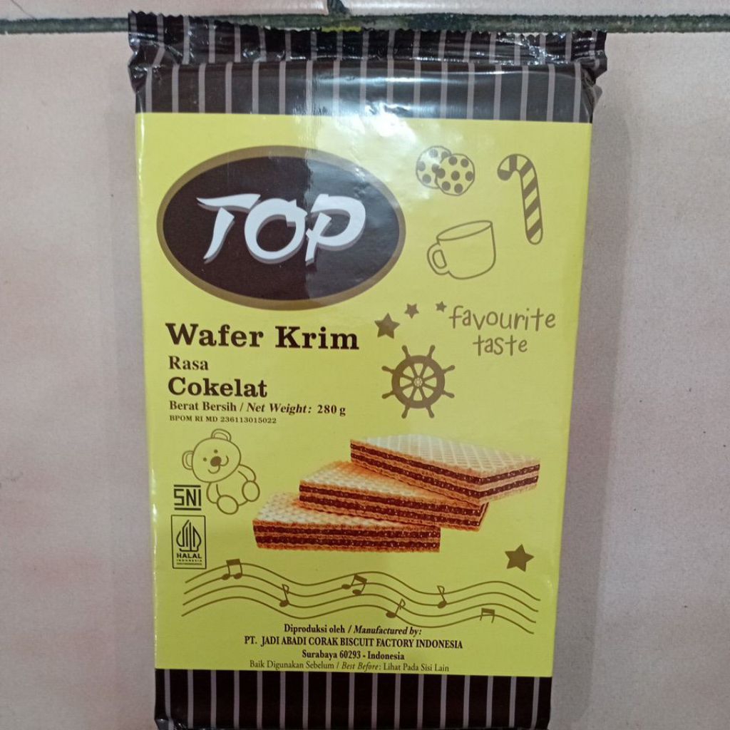 

Top Wafer Krim 300gr 1 Bungkus