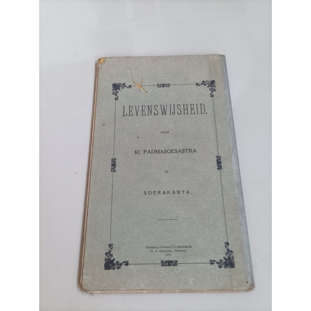 Buku lawas/kuno Tulisan aksara Jawa Tahun 1911