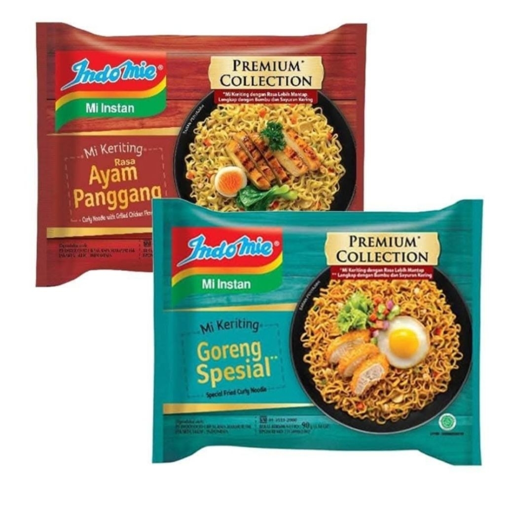 

[ 1 Ctn - 20 Pcs ] Indomie Mie Instan Keriting Spesial Rasa Ayam Panggan / Goreng Spesial 90 Gr