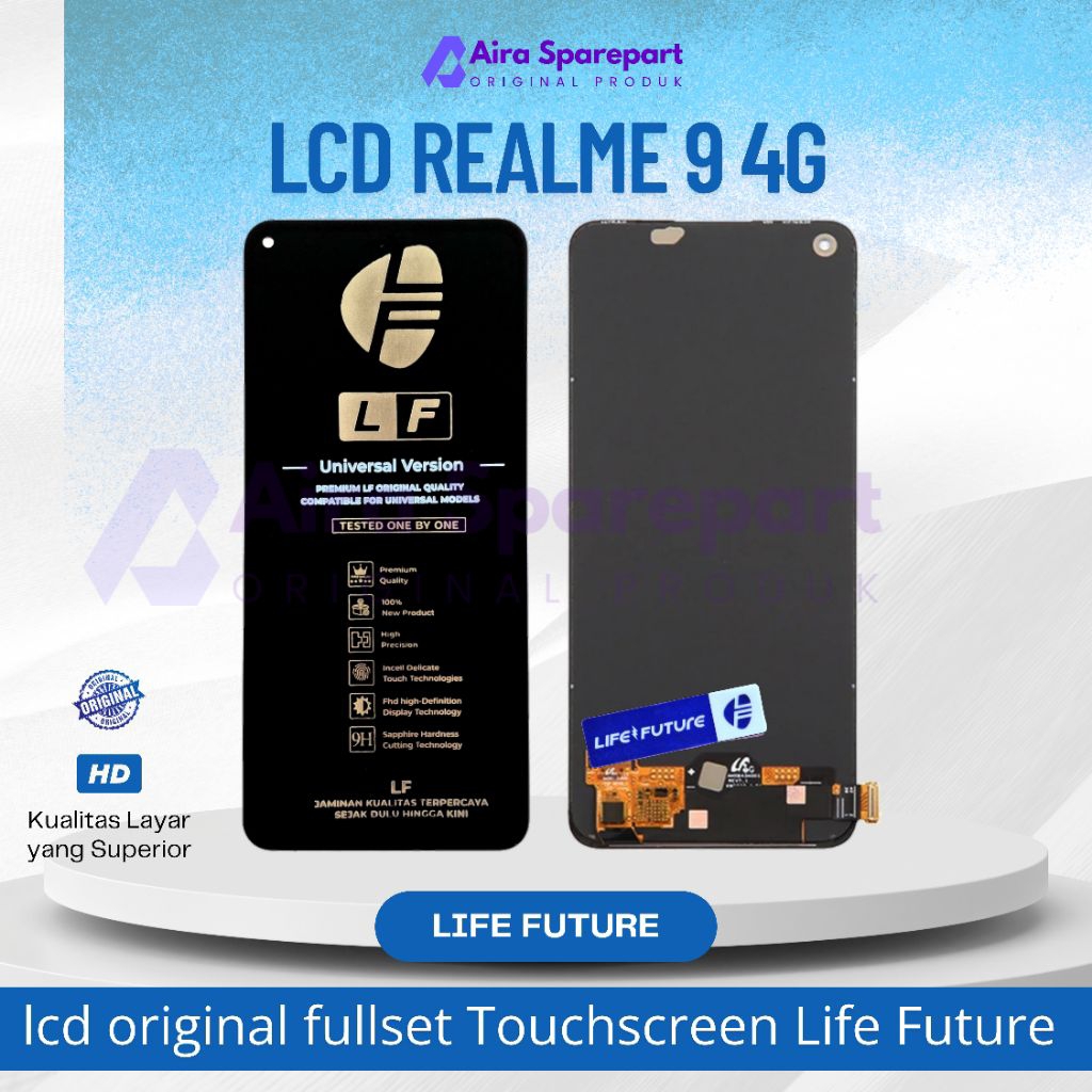 Lcd Realme 9 4G original fullset Touchscreen Life Future