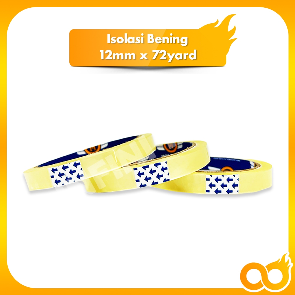 

Solasi / Isolasi / Solatip HOLYTAPE 12mm X 100 Yard X 45 Mikron