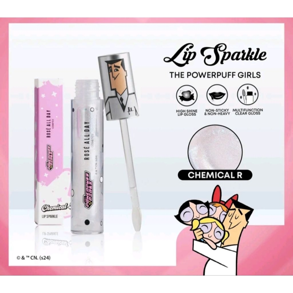 ROSE ALL DAY The Powerpuff Girls Lip Sparkle