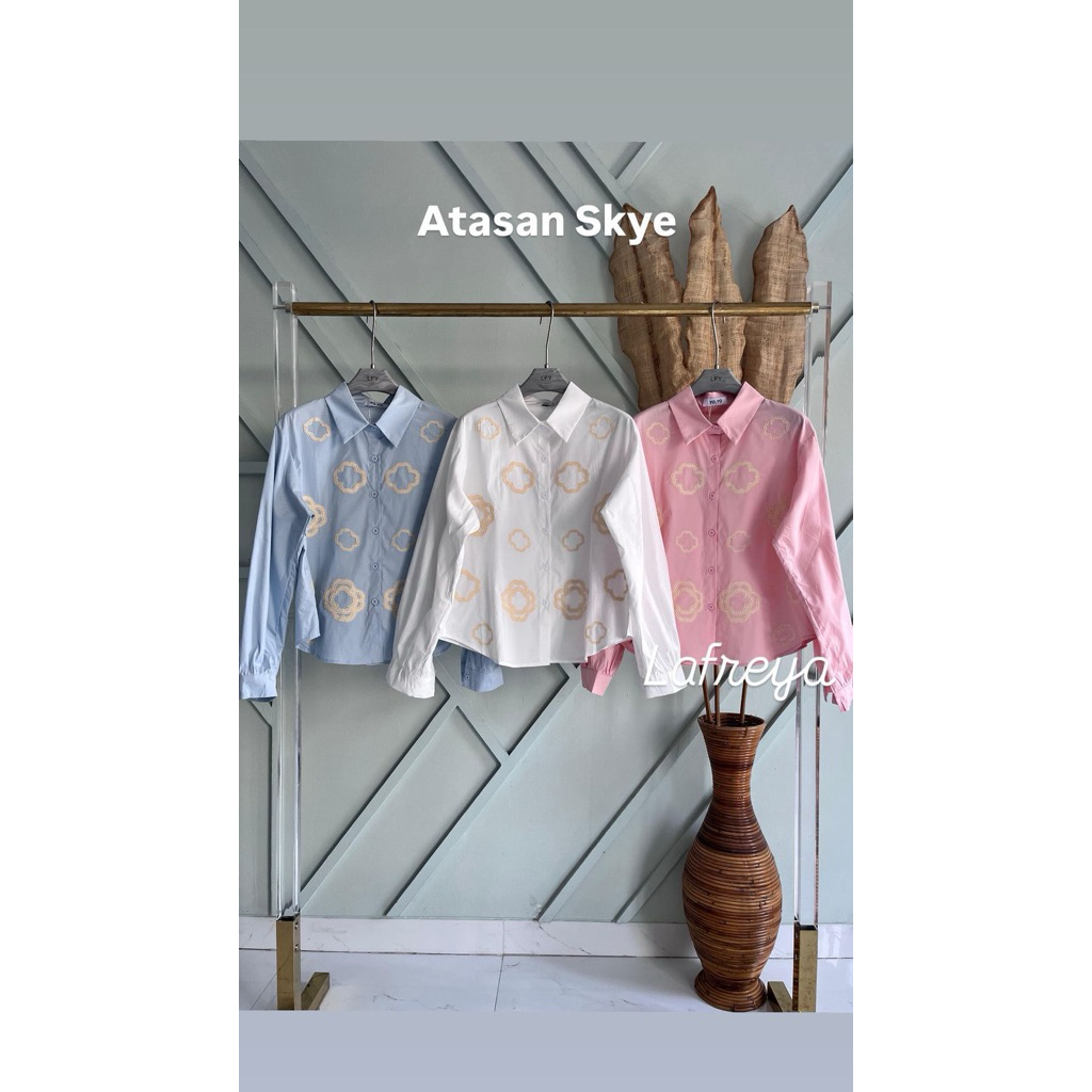 LFY Terbaru Kemeja Atasan Skye Original 100% by Lafreya