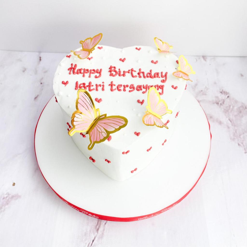

Kue Ulang Tahun/Birthday cake/Kue Ultah Tema Love/Love Butterfly Cake/Kue Birthday Jakarta