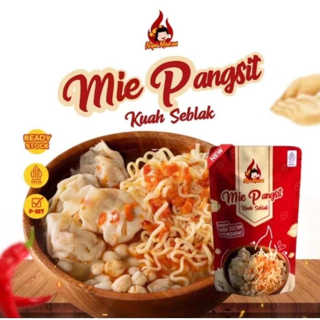 

New Produk!!! Mie Pangsit Kuah Seblak Nyai Mercon