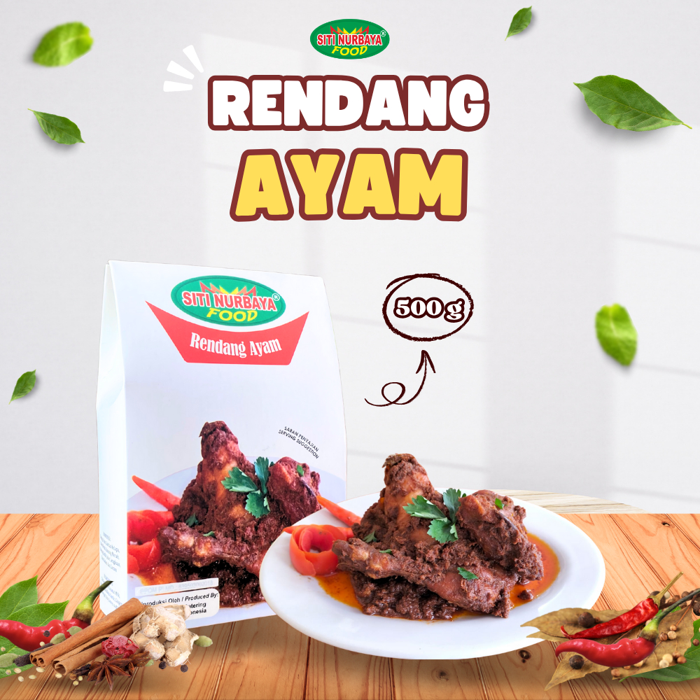 

Rendang Ayam Siti Nurbaya Food Berat 500 Gram