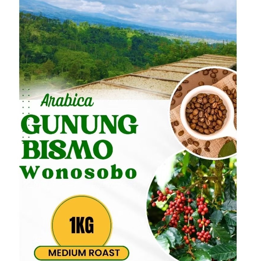 

roast bean/bubuk kopi arabika 1kg wonosobo slukatan