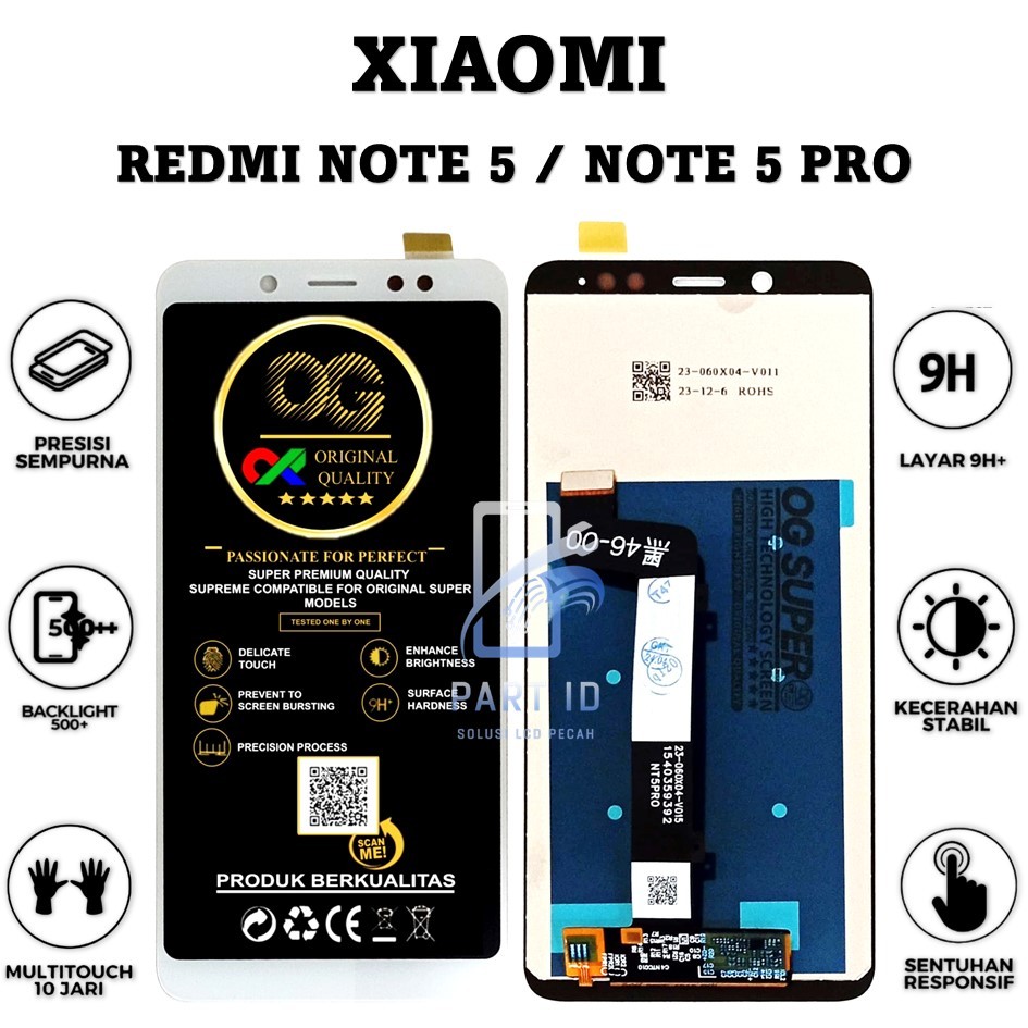 LCD TOUCHSCREEN XIAOMI REDMI NOTE 5 / NOTE 5 PRO FULLSET ORIGINAL 100%