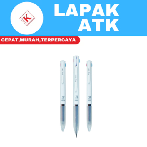 

Gel Pen Pulpen Pena Joyko GP-339 Flip Gel 3 in 1 Color Warna 0.38 mm (1PCS) ++
