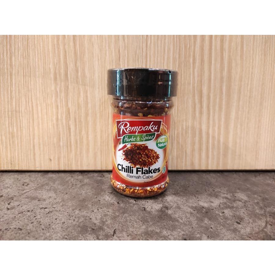 

Rempaku Chilli Flakes Bubuk Remah Cabe 45gr halal pure & natural