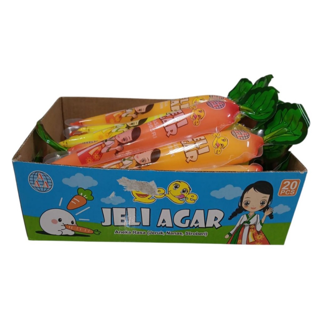

AAA JELI AGAR WORTEL, 20 PCS