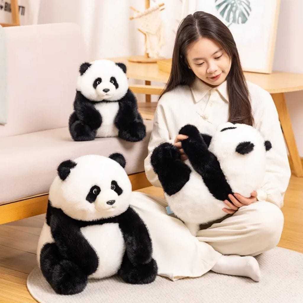 BONEKA PANDA BAMBU/BONEKA PANDA/BONEKA PANDA LUCU/BONEKA PANDA DUDUK