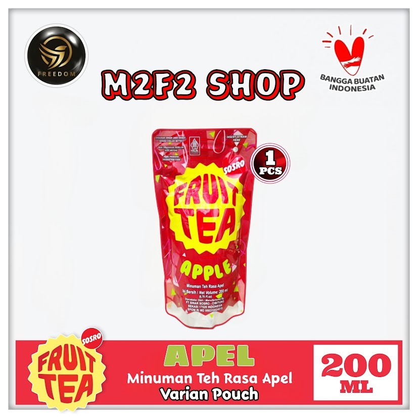 

Fruit Tea Pouch Apel | Apple - 200 ml (Kemasan Satuan)