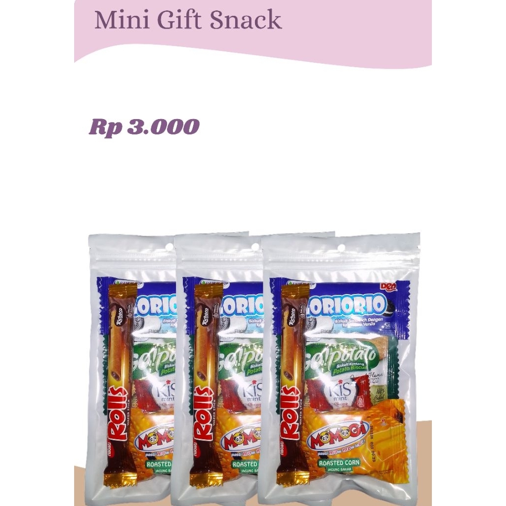 

Mini Gift Snack murah/ mini hadiah untuk ultah wisuda dll
