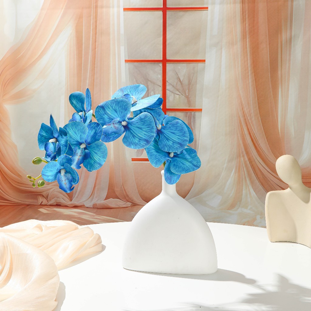 Ensemble Bunga Anggrek Bunga Hias Plastik Bunga Hias Plastik bunga hiasan ruang tamu