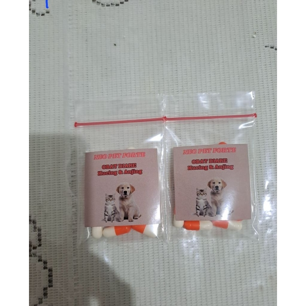 NPF_ OBAT BERAK DARAH (PARVO) / MENCRET/ DIARE UNTUK ANJING DAN KUCING KEMASAN 15 KAPSUL