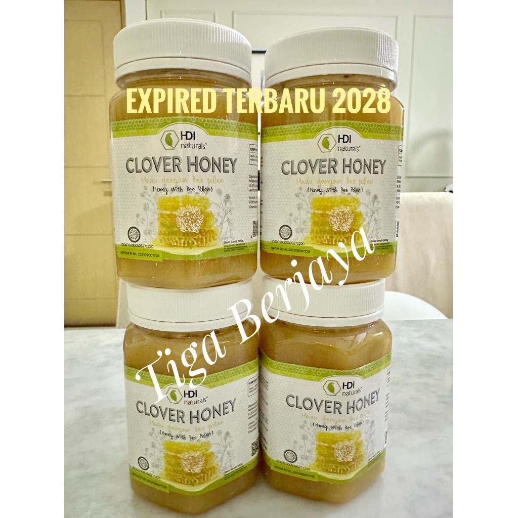

MADU CLOVER HONEY HDl 250gr, 500gr, 1 KG ORIGINAL EXP 2026-2028