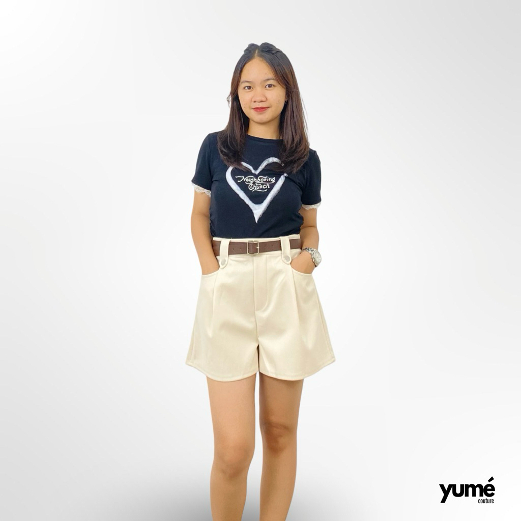 YUME Short Pants Pocket Pleated