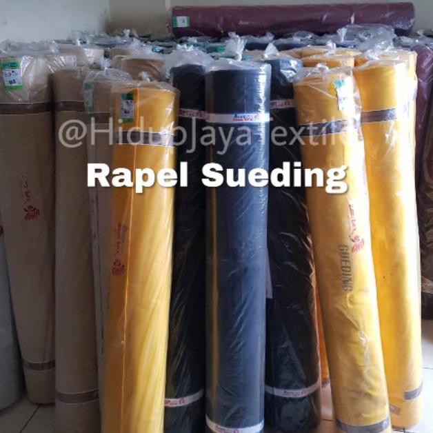 KODE D72S Kain Denim Rafel Rapel Raphel Sueding per 9 cm ECERANGROSIR Bahan Topi Tas Jaket TERMURAH