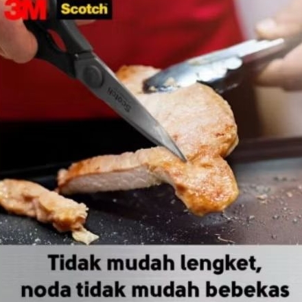 

scotch 3m gunting dapur premium tahan karat kitchen scissors KS-P HK38