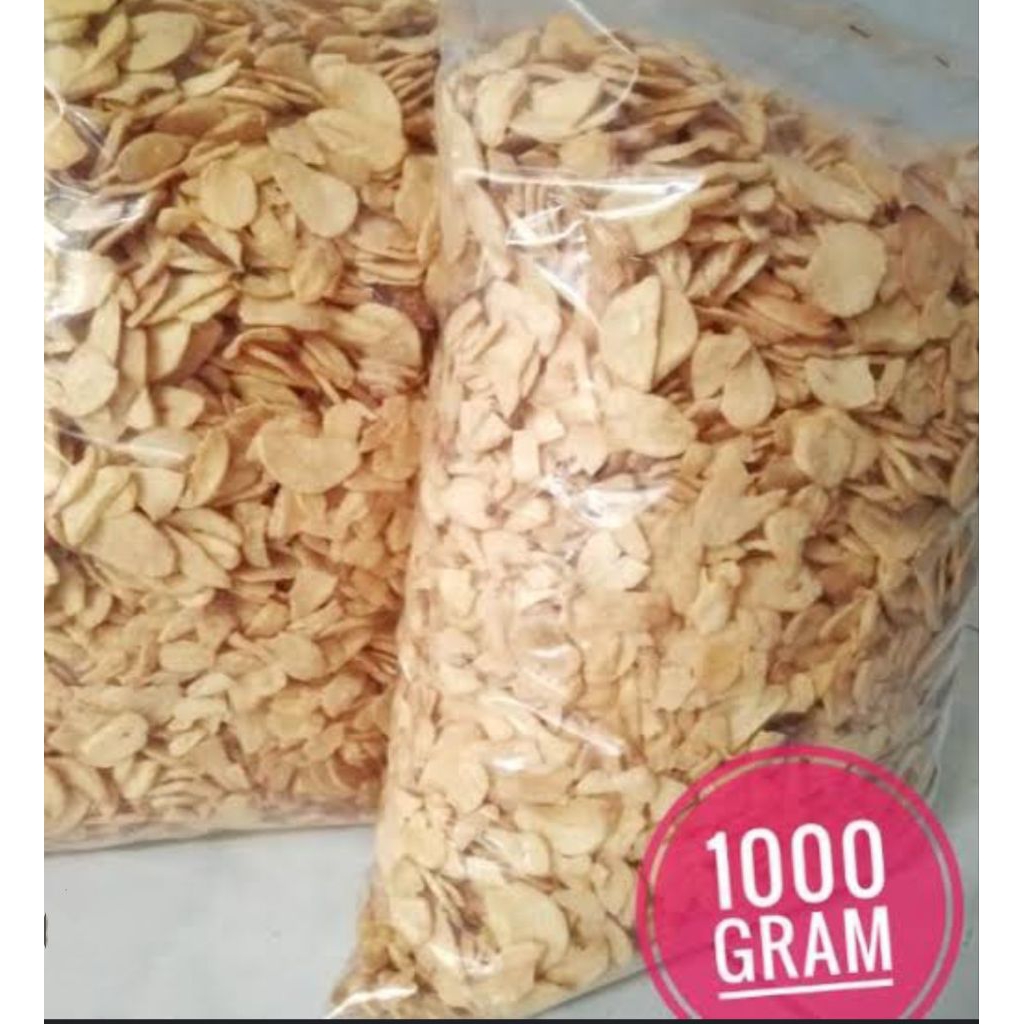 

Bawang putih goreng renyah grade A(1 kg)