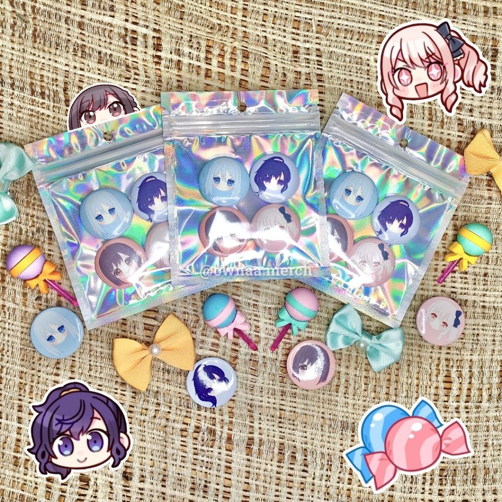 [FANMERCH] MINI VER. Project Sekai Pin Set Niigo Fruit Candy Pin | Nightcord at 25