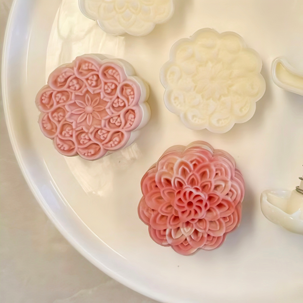 (Terbaru) Cetakan Mooncake 75gr Cetakan Kue Bulan 75gr Cetakan Kue Mooncake