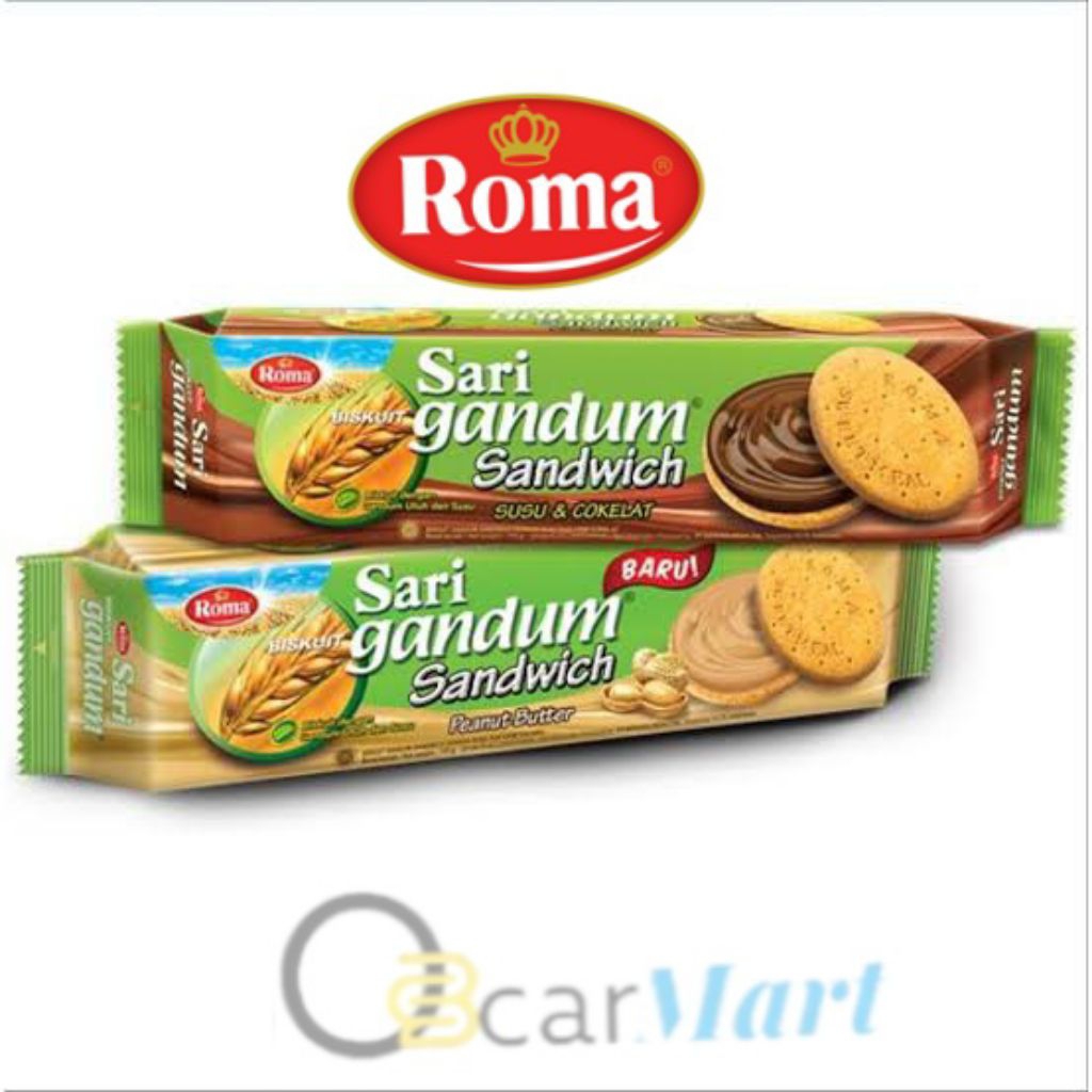 

GSV Biskuit ROMA SARI GANDUM Family Pack 108gr