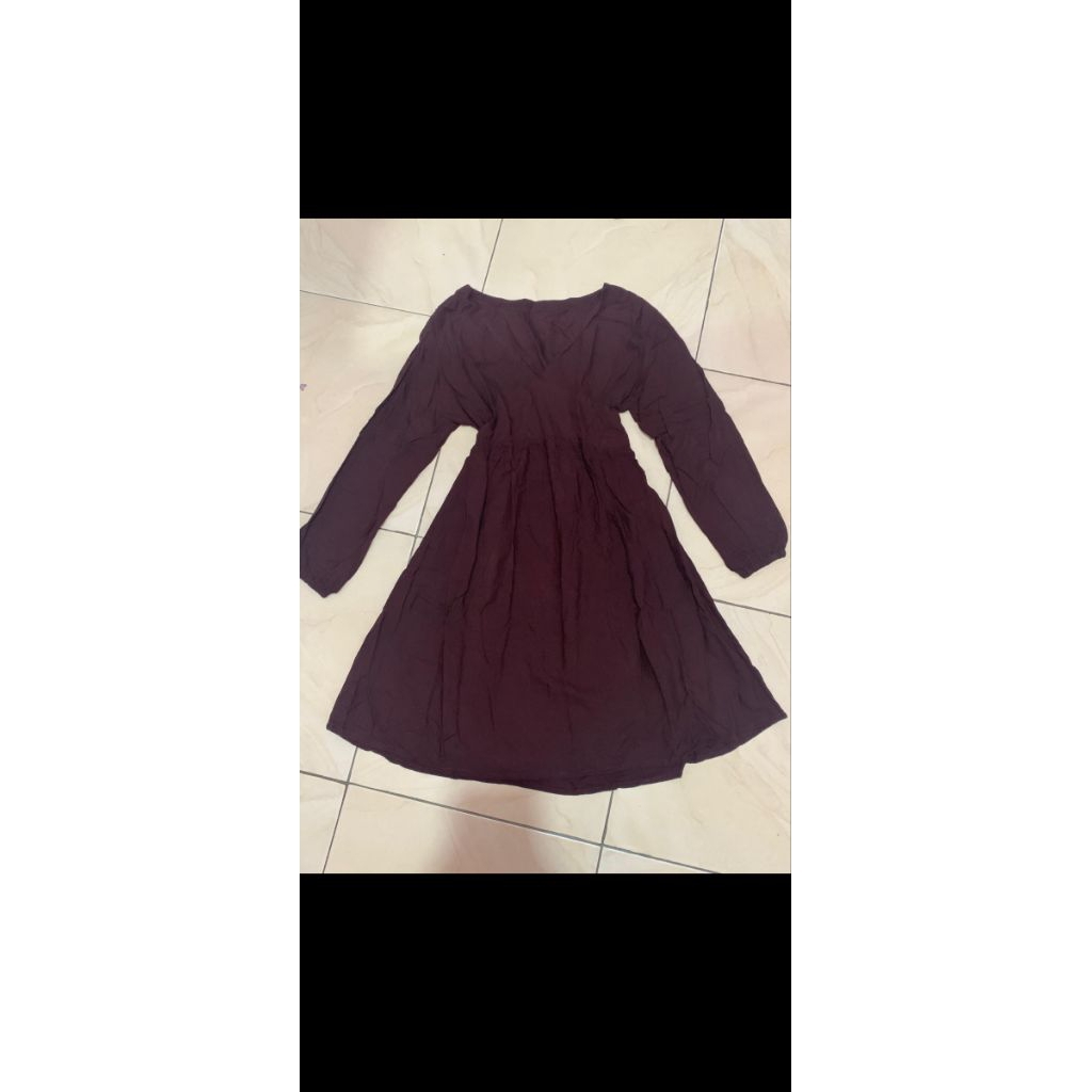 dress burgundy