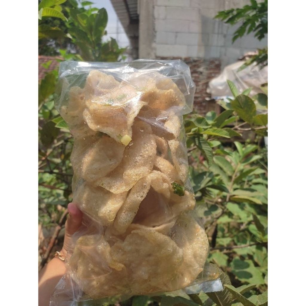 

Forcysn Kripik Elod Daun Jeruk Pedas Gurih Original Makanan Ringan Krupuk Pedas Original Makanan