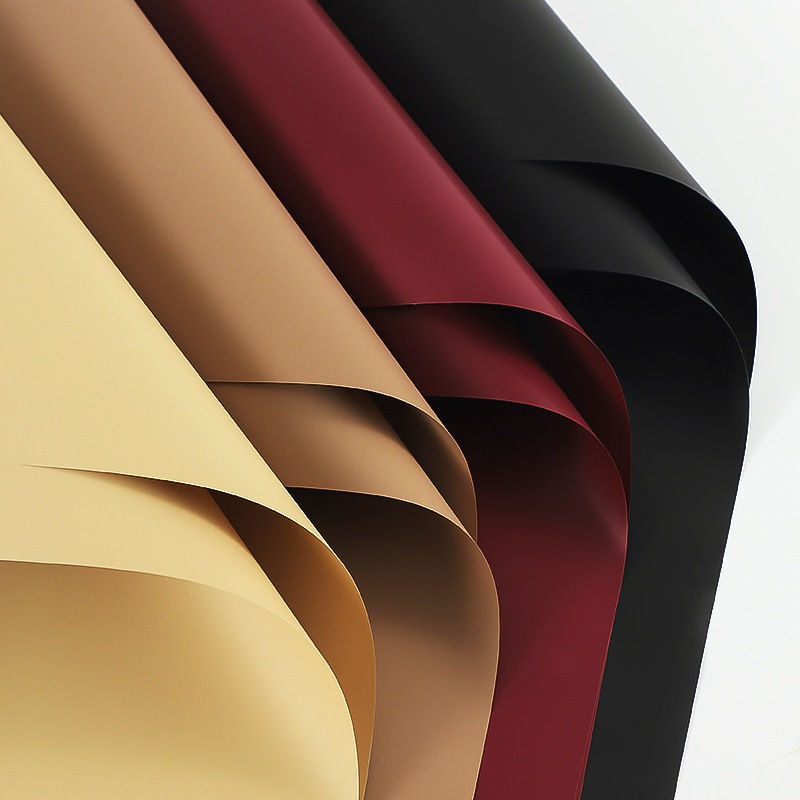 

KADOKU.( ECER )Kertas Buket Bunga Polos Solid Flower Wrapping Cellophane Full Color Opp Ecer