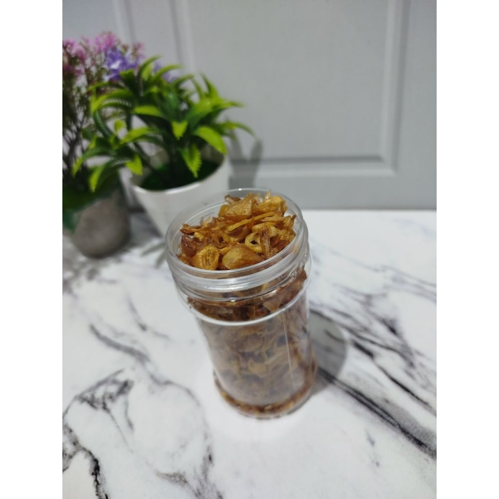 

Bawang Goreng original renyah tanpa tepung ukuran toples 150ml full