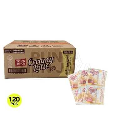 

Kopi Torabika Creamy Latte 1 Dus 12 Renceng 120 Sachet - Kopi Gurih