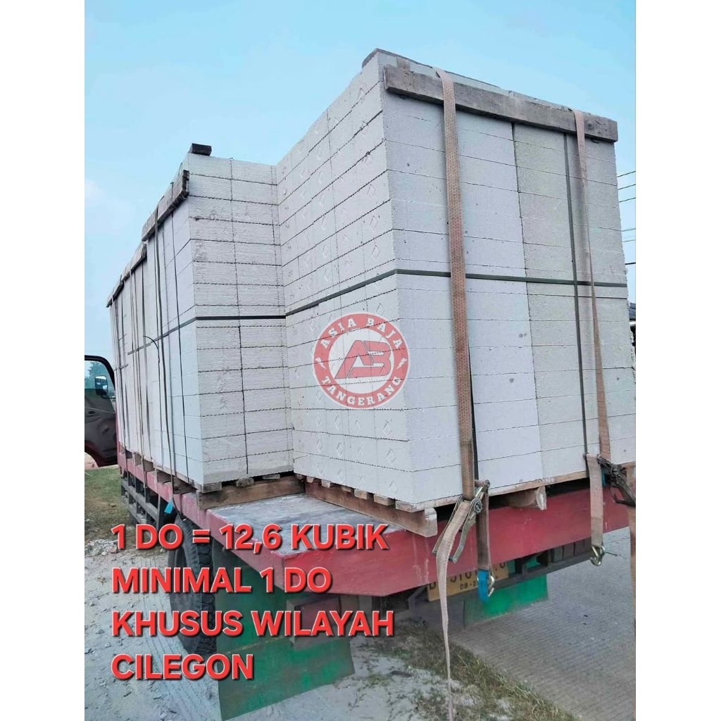 Bata Ringan / Hebel Grade A SNI 7.5CM 10CM (1 DO Khusus Cilegon)